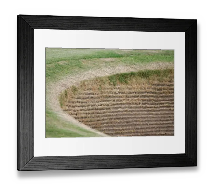 Framed Print : Steep Face Of Bunker Framed Print : Steep Face Of Bunker