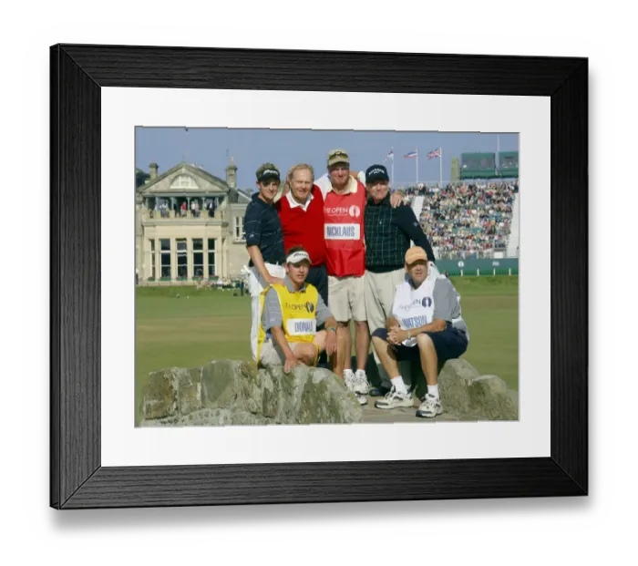 Framed Print : Jack Nicklaus, Luke Donald & Tom Watson Framed Print : Jack Nicklaus, Luke Donald & Tom Watson