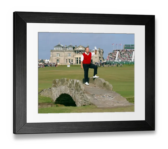 Framed Print : Jack Nicklaus Says Goodbye