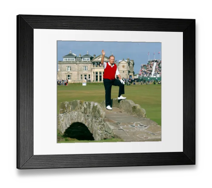 Framed Print : Jack Nicklaus Says Goodbye