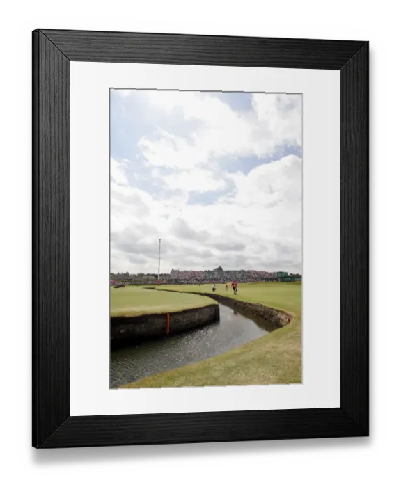Framed Print : 1st Green And The Burn Framed Print : 1st Green And The Burn
