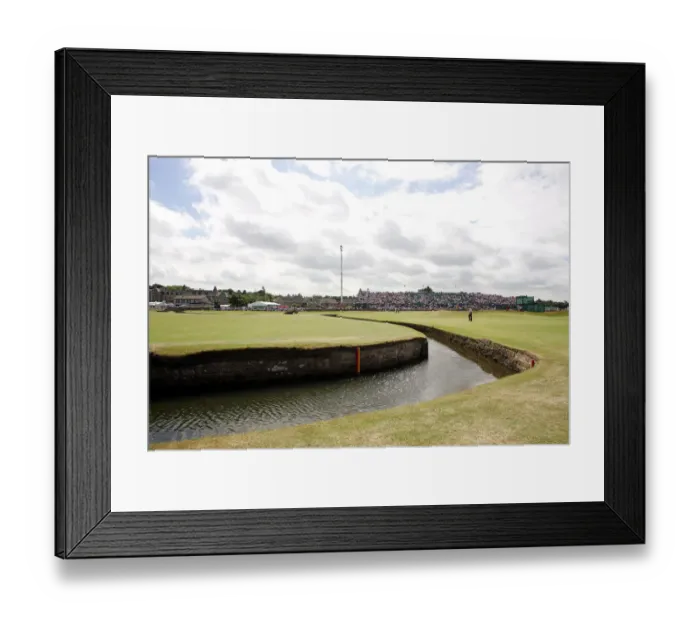 Framed Print : 1st Green And The Burn Framed Print : 1st Green And The Burn