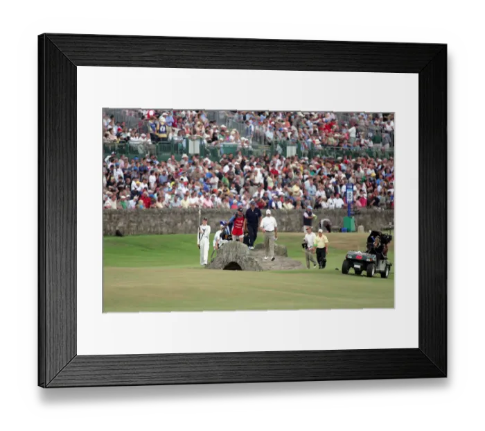 Framed Print : Colin Montgomerie & Ritief Goosen