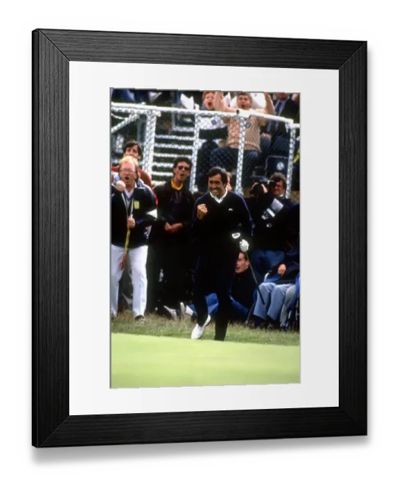 Framed Print : Seve Ballesteros On 18th Green Framed Print : Seve Ballesteros On 18th Green