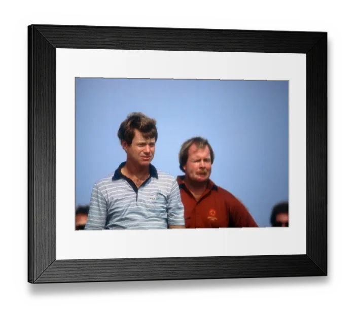 Framed Print : Tom Watson & Craig Stadler Framed Print : Tom Watson & Craig Stadler