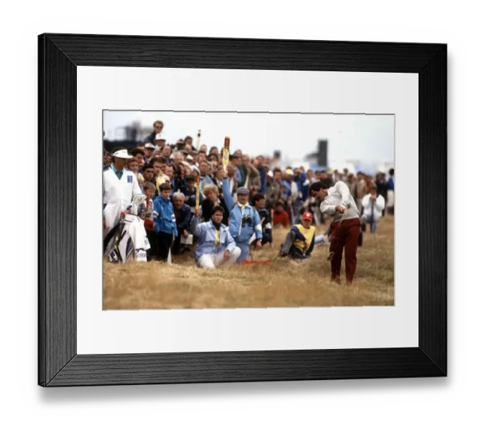 Framed Print : Seve Ballesteros In Rough Framed Print : Seve Ballesteros In Rough