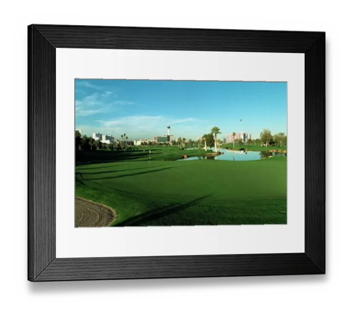 Framed Print : Sheraton Desert Golf Course