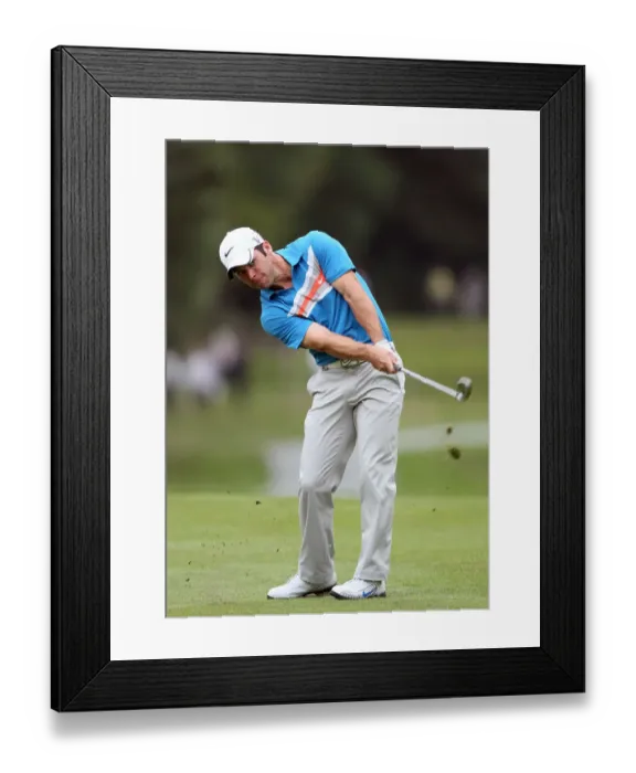 Framed Print : Paul Casey Defending Champion On The 12th Hole Framed Print : Paul Casey Defending Champion On The 12th Hole