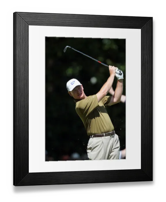 Framed Print : Ernie Els Plays The 2nd Par 3 Framed Print : Ernie Els Plays The 2nd Par 3