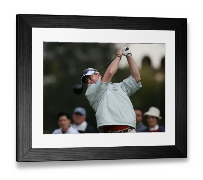Framed Print : Woody Austin Framed Print : Woody Austin