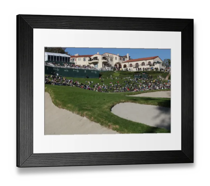 Framed Print : 18th Hole And Clubhouse Framed Print : 18th Hole And Clubhouse