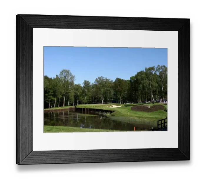 Framed Print : The 8th Hole West Course