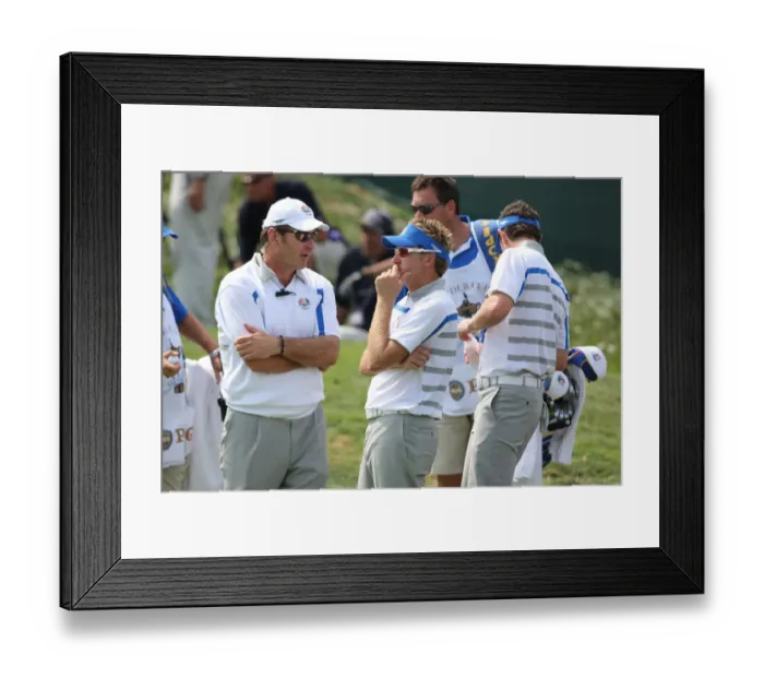 Framed Print : Nick Faldo & Ian Poulter