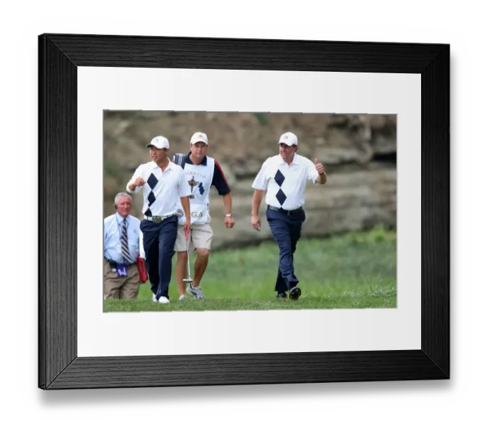 Framed Print : Phil Mickelson & Anthony Kim Framed Print : Phil Mickelson & Anthony Kim