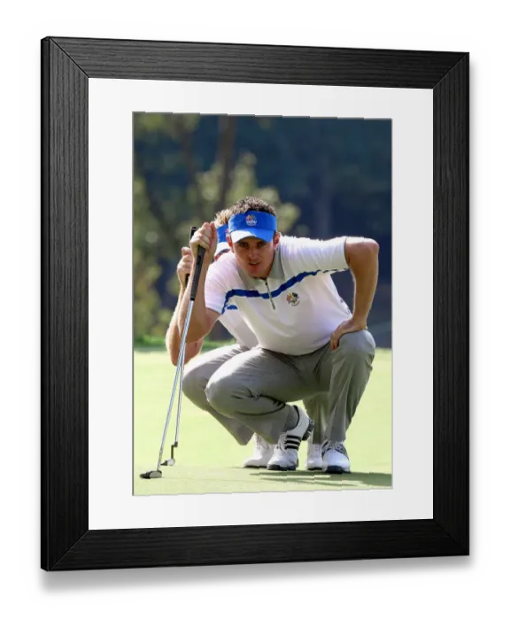 Framed Print : Justin Rose & Ian Poulter