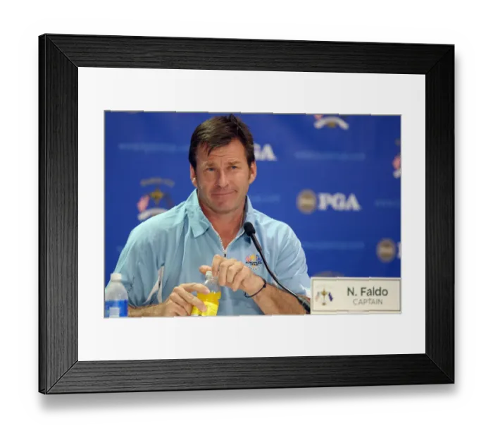 Framed Print : Nick Faldo Framed Print : Nick Faldo