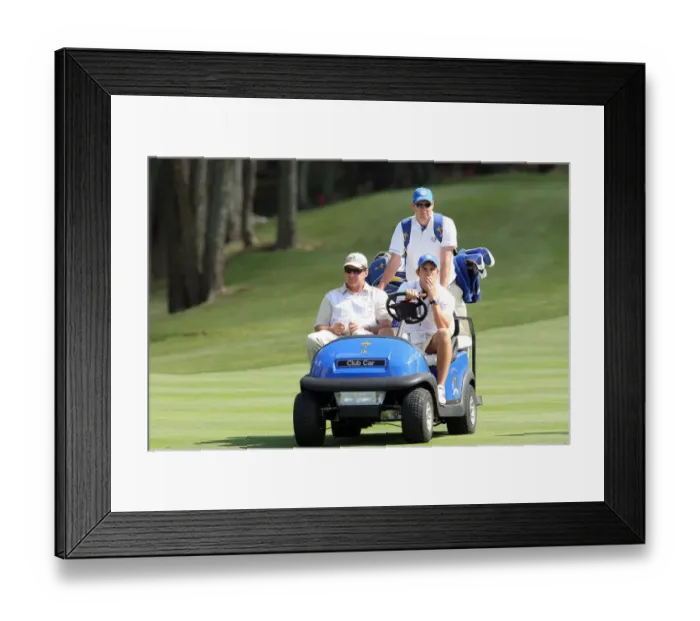 Framed Print : Nick Faldo & Son Matthew Framed Print : Nick Faldo & Son Matthew