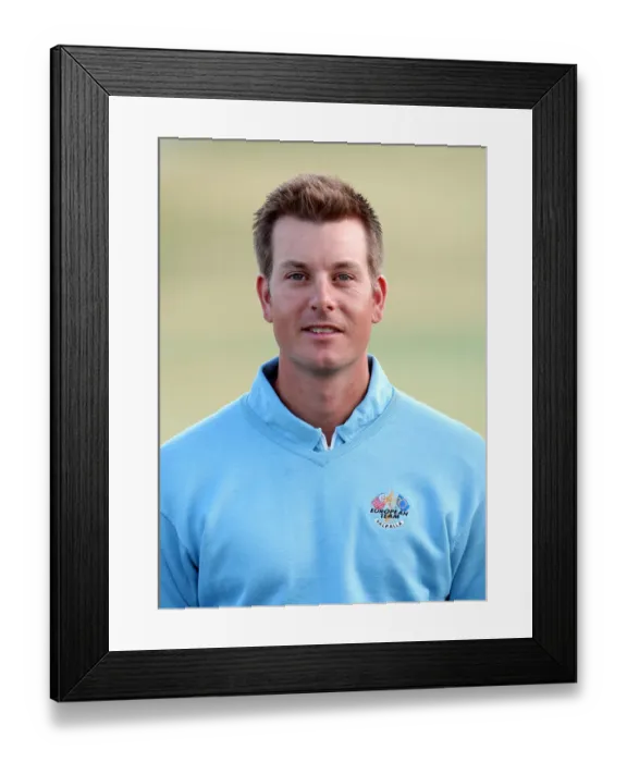 Framed Print : Henrik Stenson Framed Print : Henrik Stenson