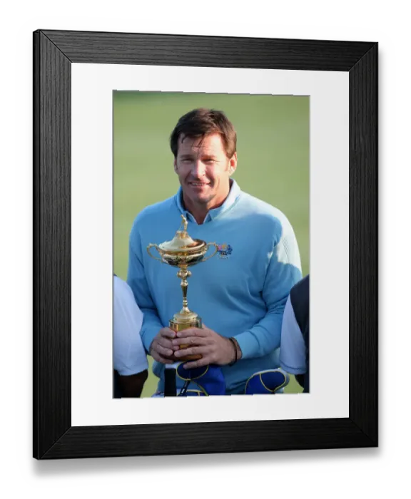 Framed Print : Nick Faldo With The Ryder Cup Framed Print : Nick Faldo With The Ryder Cup