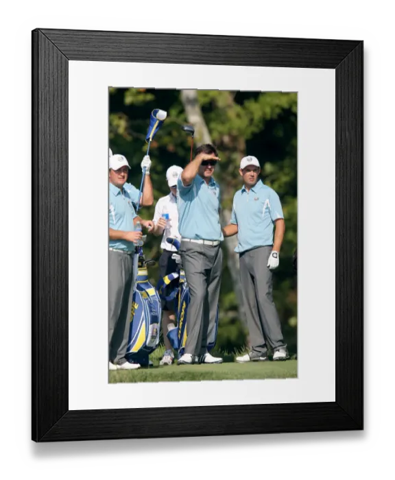 Framed Print : Nick Faldo & Padraig Harrington Framed Print : Nick Faldo & Padraig Harrington