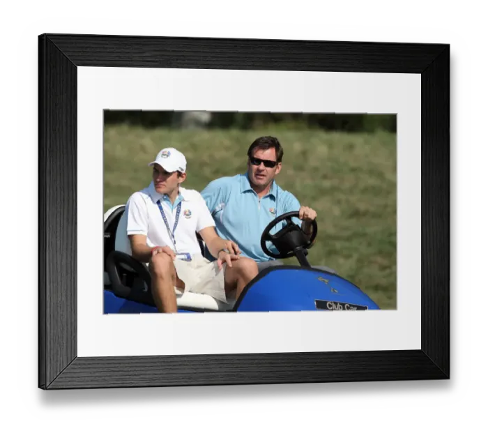 Framed Print : Nick Faldo & Son Matthew Framed Print : Nick Faldo & Son Matthew
