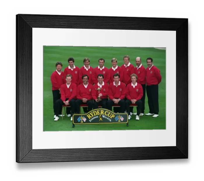 Framed Print : European Ryder Cup Team Framed Print : European Ryder Cup Team