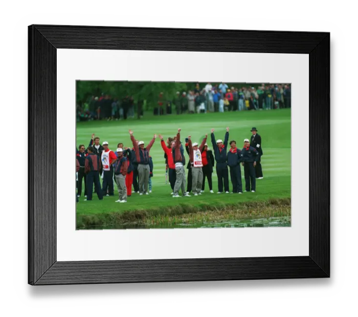 Framed Print : American Ryder Cup Celebration Framed Print : American Ryder Cup Celebration