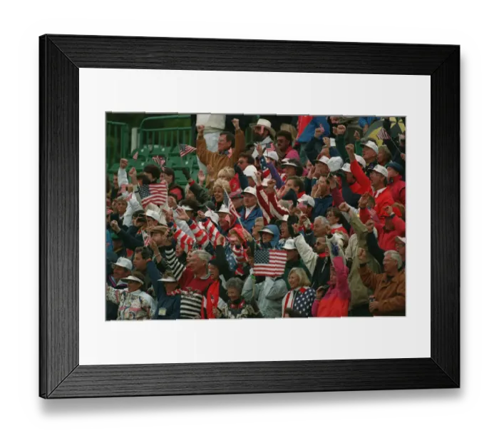 Framed Print : American Fans Celebrations Framed Print : American Fans Celebrations