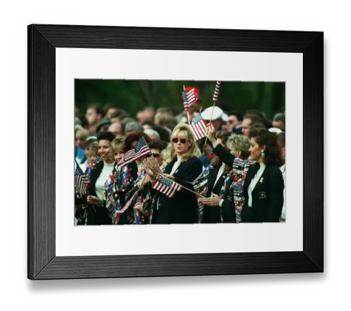 Framed Print : American Team Wives