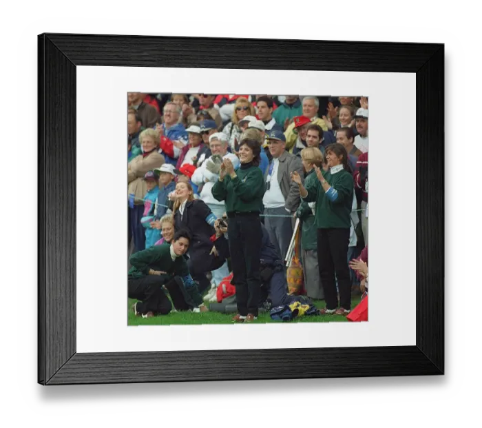 Framed Print : European Players Wives Framed Print : European Players Wives