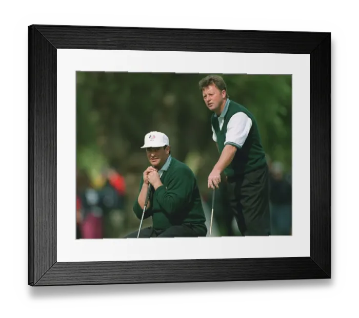 Framed Print : Ian Woosnam & Rocca Framed Print : Ian Woosnam & Rocca
