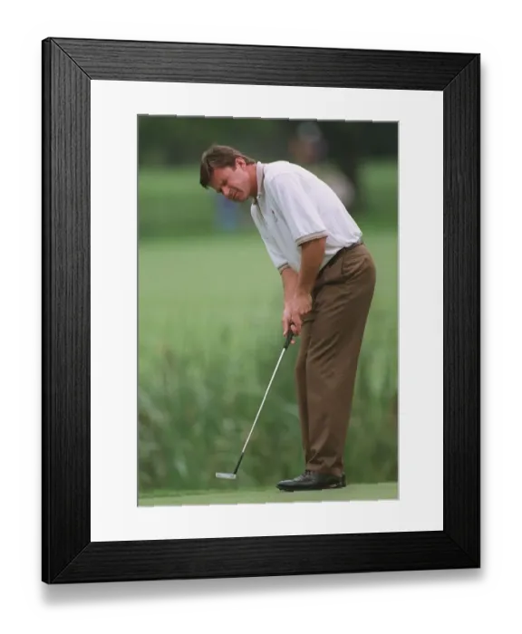 Framed Print : Nick Faldo Misses Putt Framed Print : Nick Faldo Misses Putt