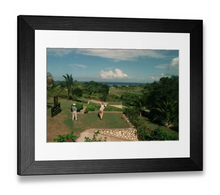 Framed Print : Scenic View Off The Eighth Tee Framed Print : Scenic View Off The Eighth Tee