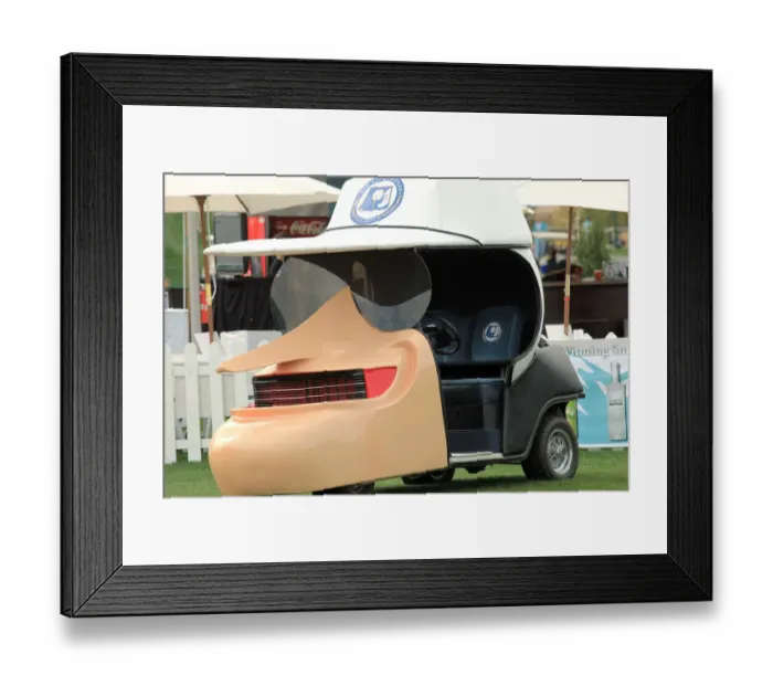 Framed Print : Bob Hope Golf Cart Framed Print : Bob Hope Golf Cart