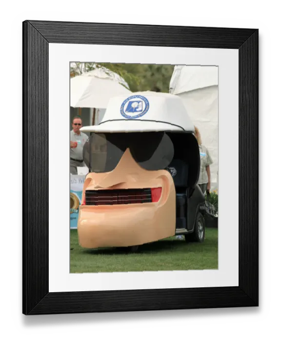 Framed Print : Bob Hope Golf Cart Framed Print : Bob Hope Golf Cart