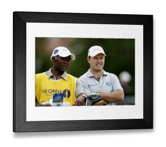 Framed Print : Richard Sterne & Caddy Framed Print : Richard Sterne & Caddy