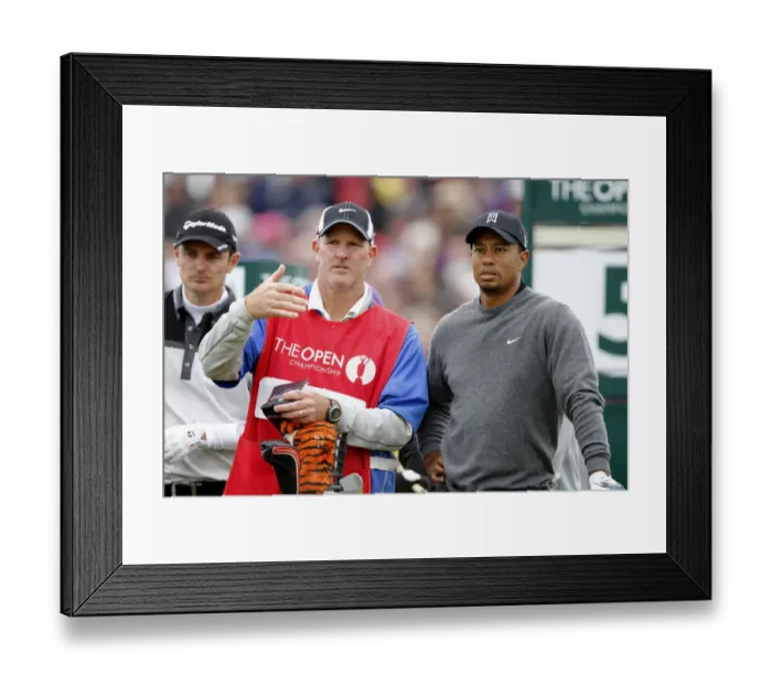 Framed Print : Tiger Woods & Joe Lacava Framed Print : Tiger Woods & Joe Lacava