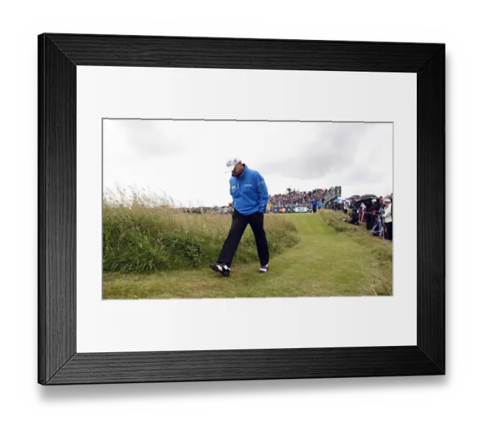 Framed Print : Paul Lawrie On The 5th Framed Print : Paul Lawrie On The 5th