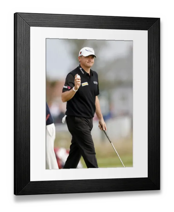 Framed Print : Paul Lawrie Framed Print : Paul Lawrie