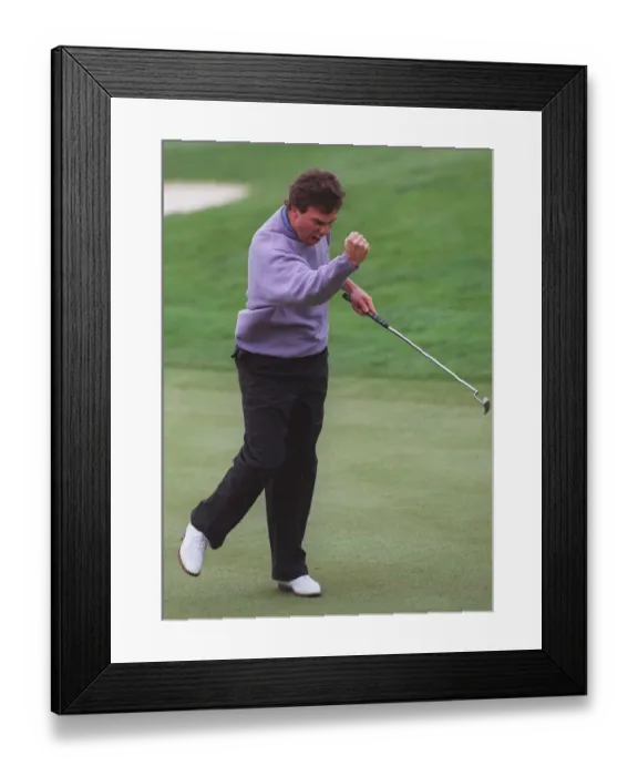 Framed Print : Stephen Ames Sinks His Final Framed Print : Stephen Ames Sinks His Final