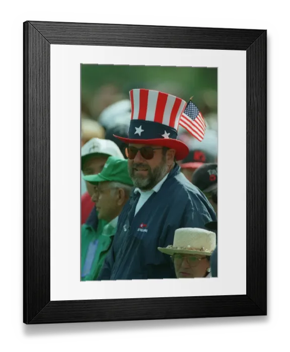 Framed Print : Usa Golf Spectator Framed Print : Usa Golf Spectator