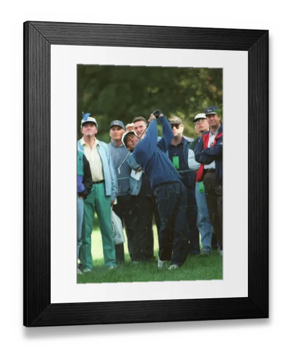 Framed Print : Ballesteros 5th Hole Final Day Framed Print : Ballesteros 5th Hole Final Day