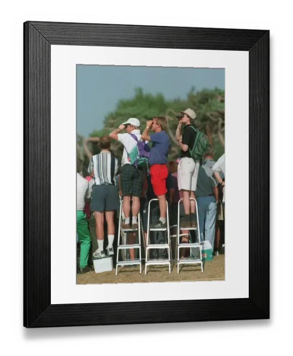 Framed Print : Spectators On Steps Framed Print : Spectators On Steps