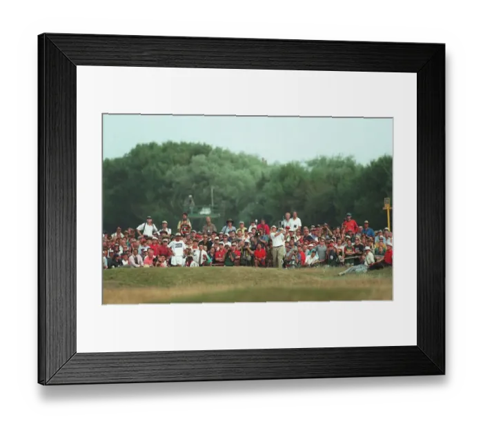 Framed Print : Tom Lehman Final Shot To 18th Framed Print : Tom Lehman Final Shot To 18th