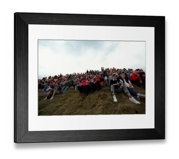 Framed Print : British Open Crowds Framed Print : British Open Crowds