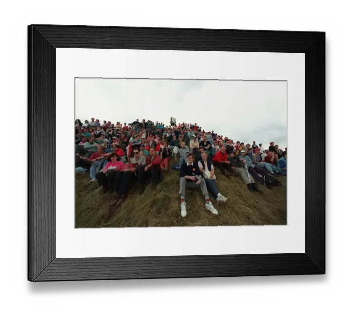 Framed Print : British Open Crowds Framed Print : British Open Crowds
