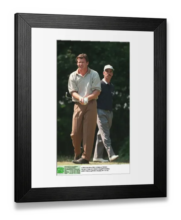Framed Print : Corey Pavin & Nick Faldo Framed Print : Corey Pavin & Nick Faldo