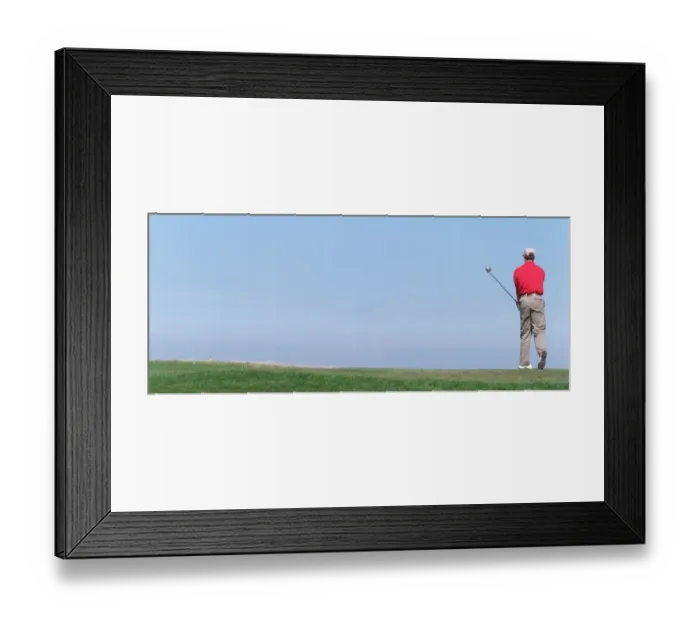 Framed Print : Golfer Backview Framed Print : Golfer Backview