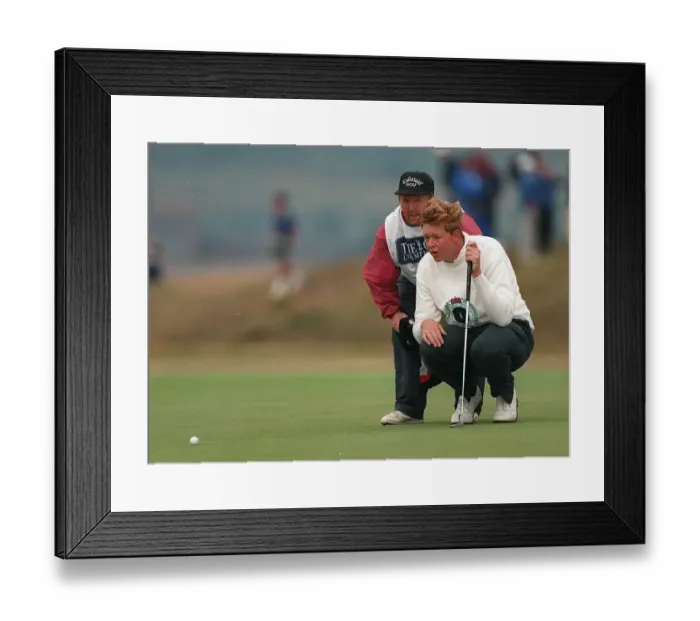 Framed Print : Gordon Sherry & Caddy Framed Print : Gordon Sherry & Caddy