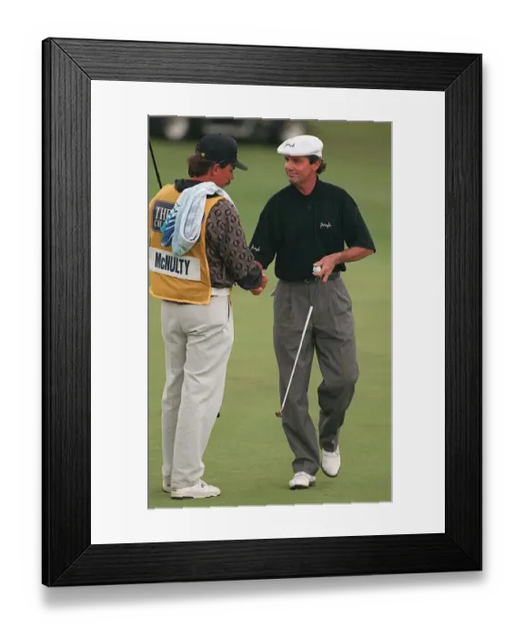 Framed Print : Mark Mcnulty & Caddy Framed Print : Mark Mcnulty & Caddy
